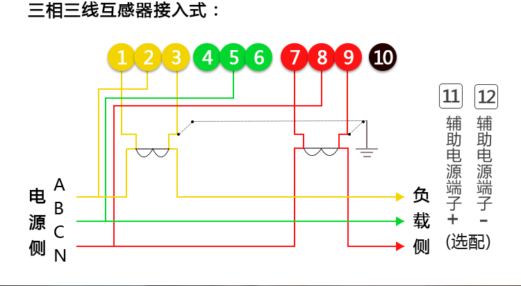 許繼DSSD566三相三線電子式多功能電能表